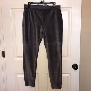 HUE LARGE corduroy leggings Grey